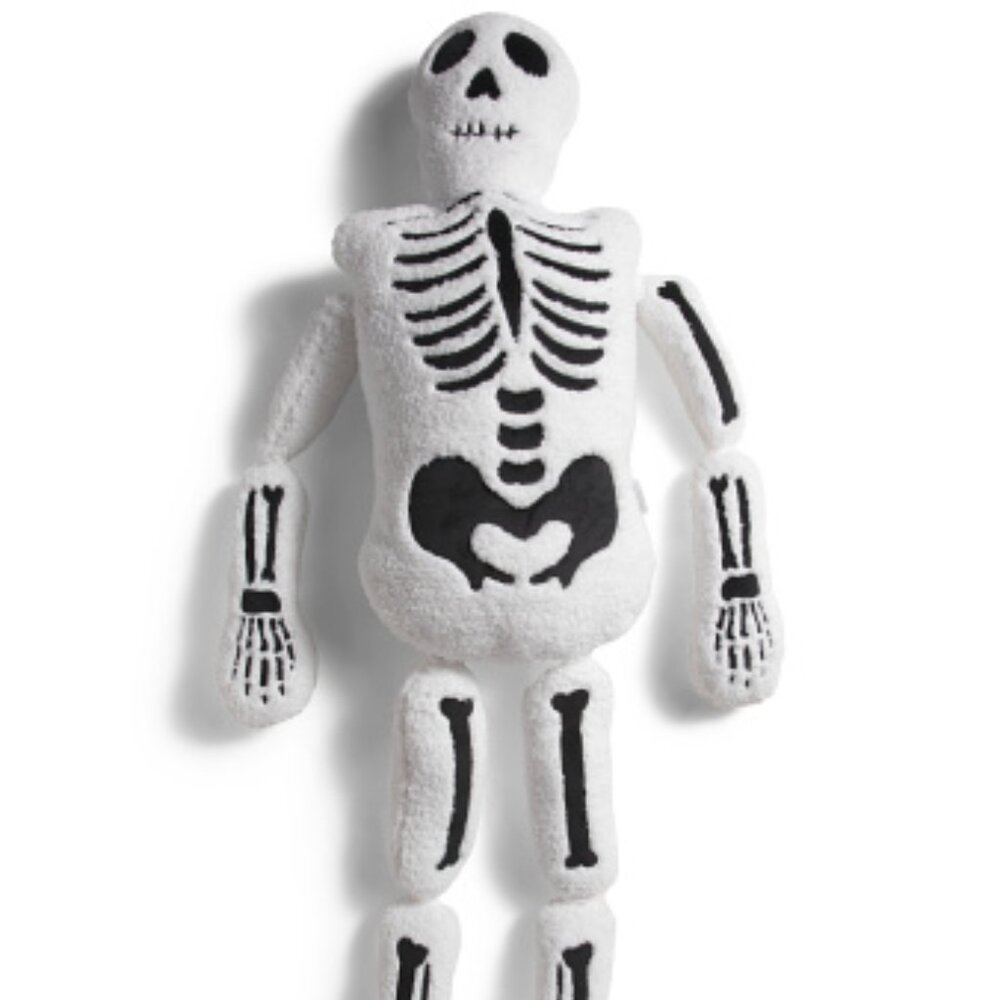 Isaac Mizrahi Plush Skeleton Pillow 5 Foot Decor TikTok Viral NWT